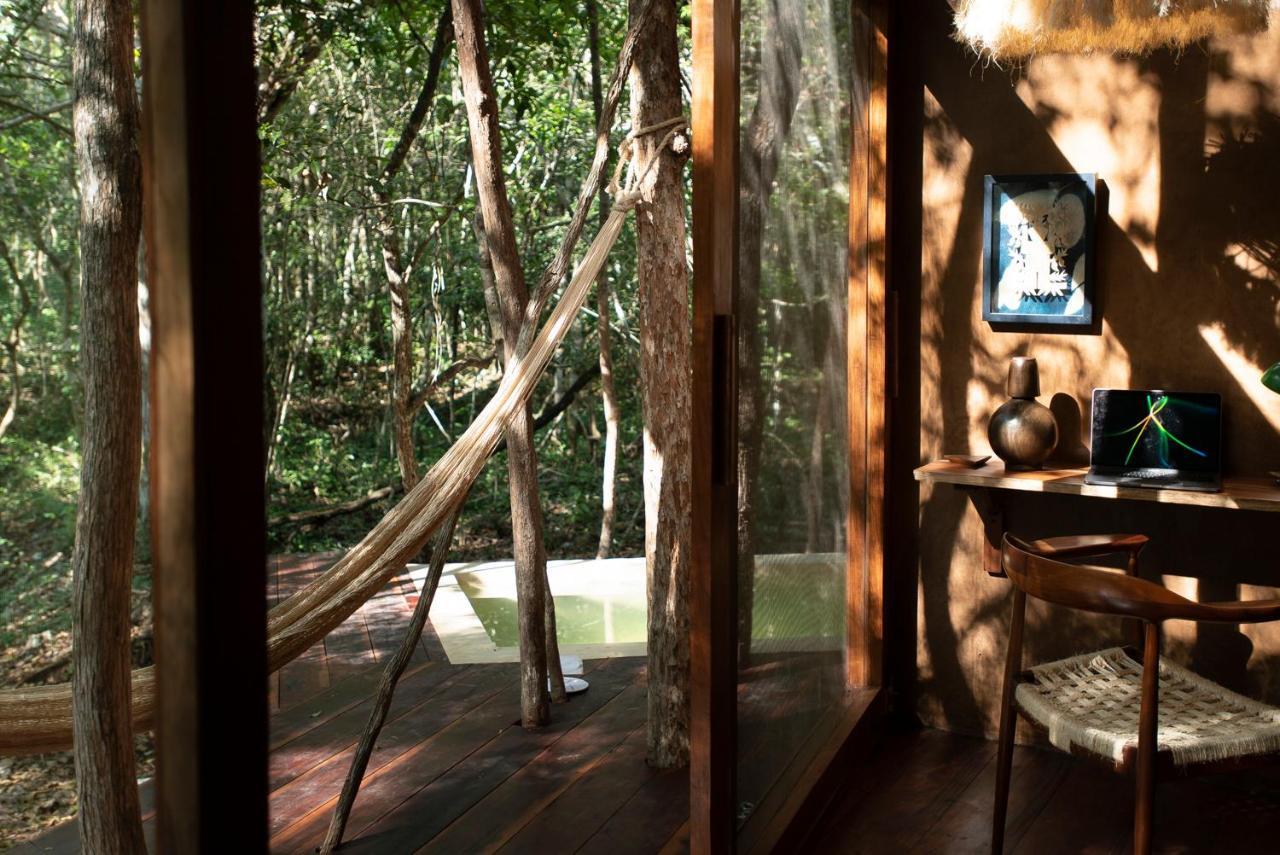 Ojo De Arbol, Boutique Cabin In The Real Jungle Tulum Zewnętrze zdjęcie